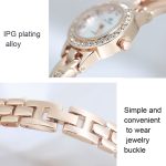 BS Bee Sister FA1531 Butterfly Cross Full Diamond Damenuhr mit Armband – Bild 4