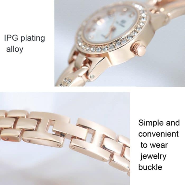 BS Bee Sister FA1531 Butterfly Cross Full Diamond Damenuhr mit Armband – Bild 4