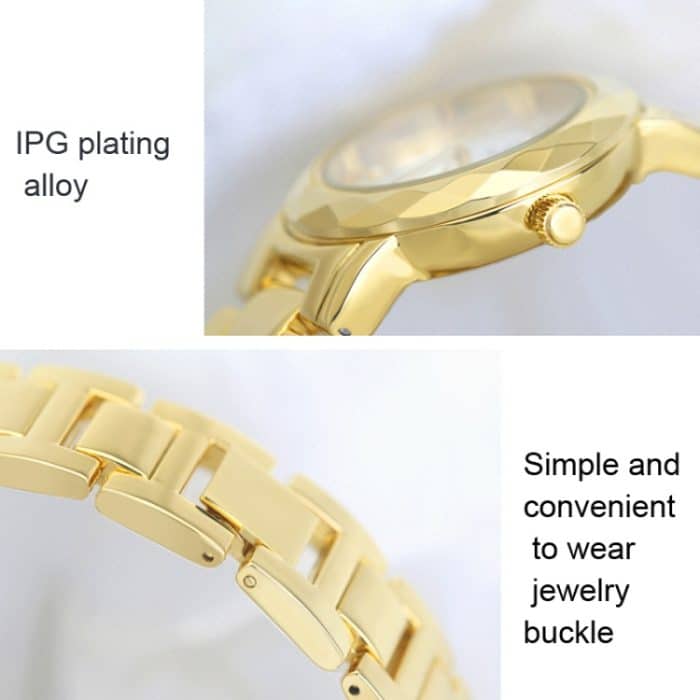 BS Bee Sister FA1481 Damen-Armbanduhr mit Blumenverzierung aus Legierung – Bild 4