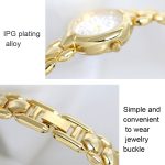 BS Bee Sister FA1691 Damen-Diamantuhr, Schmuckkettenuhr – Bild 4