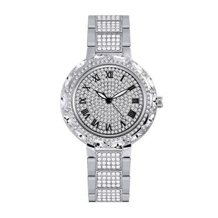 BS Bee Sister FA1499 Damen-Diamantuhr, Schmuckkettenuhr