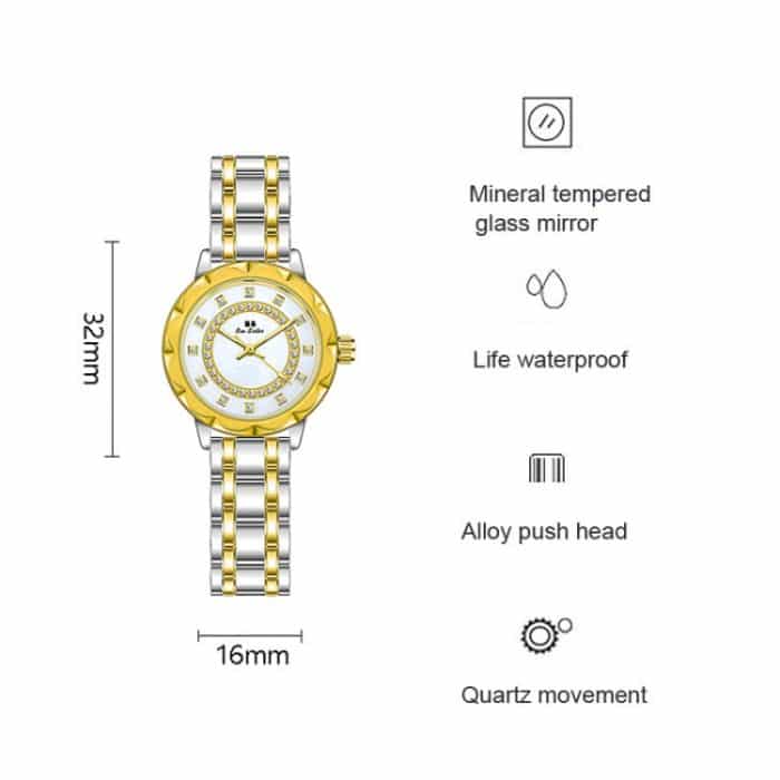 BS Bee Sister FA1506 Spitzen-Damenuhr, elegante Uhr – Bild 6