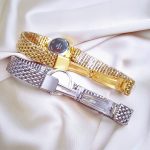 BS Bee Sister FA1199 Damenuhr mit rundem Zifferblatt und Rand aus Glas – Bild 3