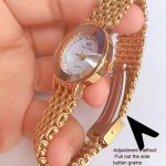 BS Bee Sister FA1199 Damenuhr mit rundem Zifferblatt und Rand aus Glas – Bild 6