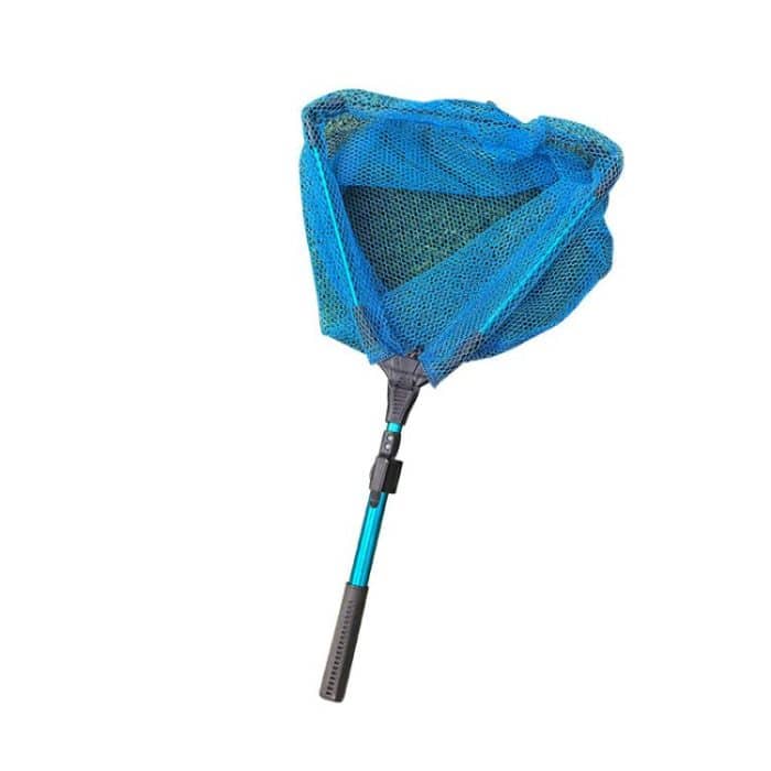 TBD0602604701A.jpg LEO 28109 Dreieckiges, zweiteiliges, verlängertes Fischnetz aus Aluminiumlegierung, 28109 – Bild 1