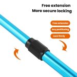 LEO 28109 Dreieckiges, zweiteiliges, verlängertes Fischnetz aus Aluminiumlegierung, 28109 – Bild 3