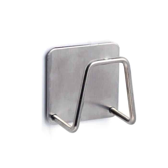 4 Stück 304 Edelstahl-Schwammregal, Spülbecken-Abflussregal, Farbe:, Brushed Color, Baking Black, Baking White, Large True Color, Large Baking Black, Large Baking White, 201 Ture Color – Bild 1