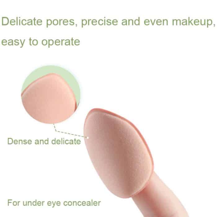 Mini-Nass- und Trocken-Make-up-Fingerquaste aus Leder – Bild 3