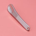 10 Stück Kosmetiklöffel aus Zinklegierung, cremefarbener geteilter Löffel – Bild 3