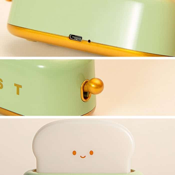 4W USB-Lade-LED-Brotbackautomaten-Nachtlicht-Timing-Schlaflicht – Bild 3