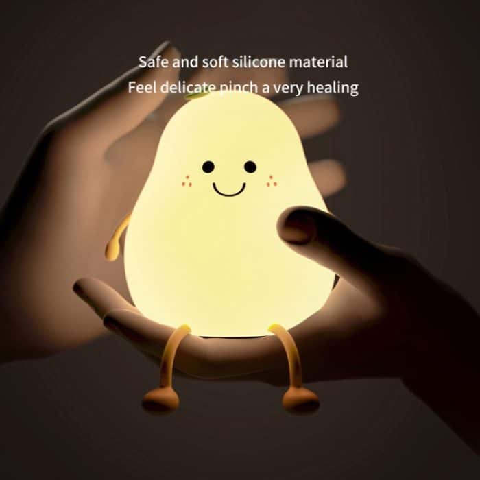 L40 Home Pear Night Light Love Silikon-Schlaflampe – Bild 3
