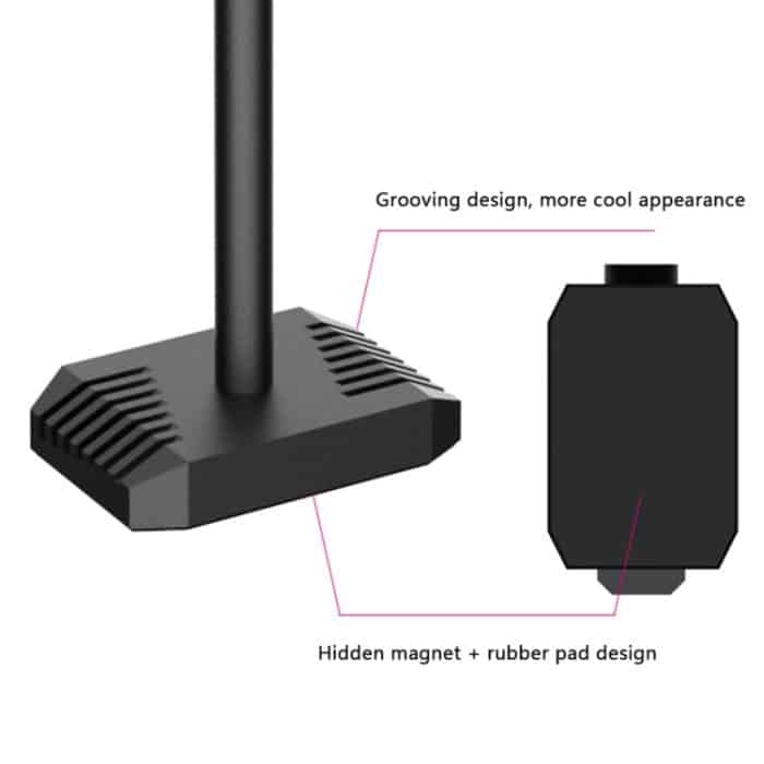 Vertikale Grafikkartenschutzhalterung aus Aluminiumlegierung, Black, Silver – Bild 3