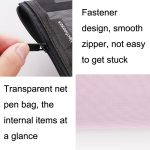 10 Stück Hechooses D033 Tragbare Stifttasche aus transparentem Netzstoff für Untersuchungen, Stil: – Bild 3
