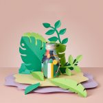 Fotografie-Requisiten mit aus Papier geschnittenen Blattornamenten – Bild 4