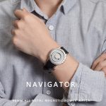 EUTOUR E030 Herren-Armbanduhr mit magnetischer Kugel und lünettenfreiem Design – Bild 3