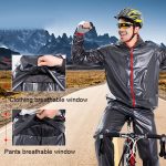 Fahrradsport Outdoor Separates Regenmantel-Set Wasserdichte Fahrradbekleidung, M, L, XL, XXL, XXXL – Bild 5