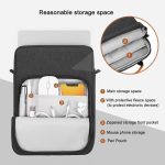 Vertikale Laptoptasche, tragbare Schulter-Crossbody-Tasche – Bild 2