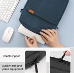 Vertikale Laptoptasche, tragbare Schulter-Crossbody-Tasche – Bild 4