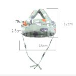 Baby atmungsaktive Anti-Fall-Kopfschutzkappe Baby-Schutzkappe Kleinkind-Stoßfängerkappe, Spezifikation:, Starfish, Pink Forest, Green Forest, Gray Forest, Pink Forest Antlers, Green Forest Antlers, Gray Forest Antlers, Starfish Antlers, Gray Cloud... – Bild 3