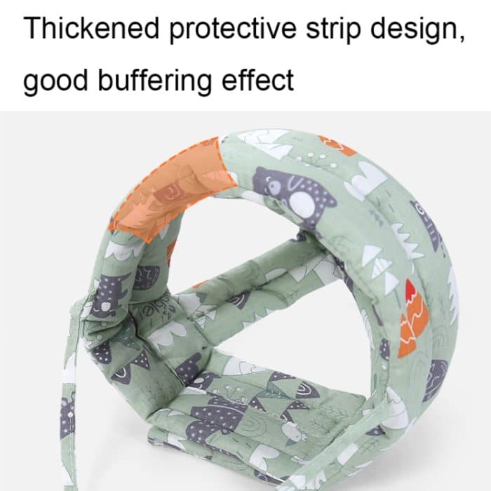 Baby atmungsaktive Anti-Fall-Kopfschutzkappe Baby-Schutzkappe Kleinkind-Stoßfängerkappe, Spezifikation:, Starfish, Pink Forest, Green Forest, Gray Forest, Pink Forest Antlers, Green Forest Antlers, Gray Forest Antlers, Starfish Antlers, Gray Cloud... – Bild 5