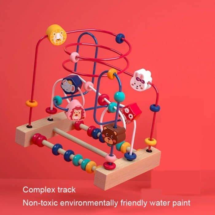 Kinder Perlen rund um multifunktionale Puzzle-Block-Spielzeug, Stil: – Bild 5