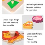 Mongolische frühe Lehrer-Puzzleblöcke, Formpaarung, eingebettetes Brett, Stil: – Bild 6