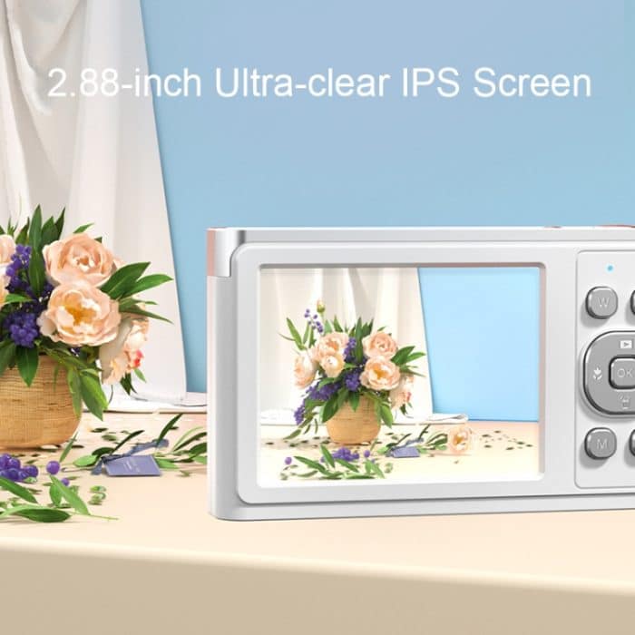 C13 2,88 Zoll 4K 8X optischer Zoom Teleskopobjektiv HD-Digitalkamera, Spezifikationen:, White, Pink, Black, White+Card Reader+Wiper, Pink+Card Reader+Wiper, Black+Card Reader+Wiper, White+Card Reader+8G, White+Card Reader+16G, White+Card Reader+32G... – Bild 5