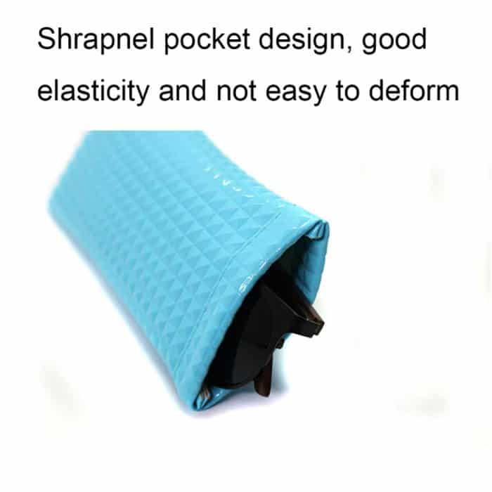 D8649-240 2 Stück PU-Leder Bullet tragbare wasserdichte Brillen-Aufbewahrungstasche – Bild 4