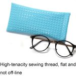 D8649-240 2 Stück PU-Leder Bullet tragbare wasserdichte Brillen-Aufbewahrungstasche – Bild 5