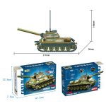 CAYI Panzermodell zusammengebaute Puzzle-Bausteine Kinderspielzeug – Bild 5