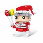 Weihnachtsthema-Bausteine, kleine Partikel, Puzzle-Spielzeug