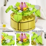 CAYI Sukkulenten-Topfpflanze, kleines Partikel-Puzzle, Baustein-Spielzeug – Bild 2