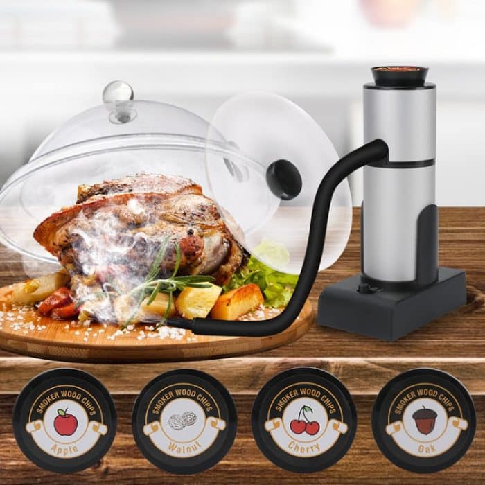 Küche Werkzeug Handheld Rauchmelder Haushalt Molekulare Gerichte Steak Lachs Smoker, SK303 Upgrade Model Silver, SK303 Upgrade Model Black, SK305B Black, SK305B Silver – Bild 4