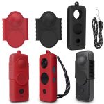 Für Insta360 One X2 Sunnylife ST-Q9420 Silikon-Schutzhülle, For Insta360 One X2 Red Lens Screen Case, For Insta360 One X2 Black Lens Screen Case, For Insta360 One X2 Black Body Case+Lanyard Rope – Bild 2