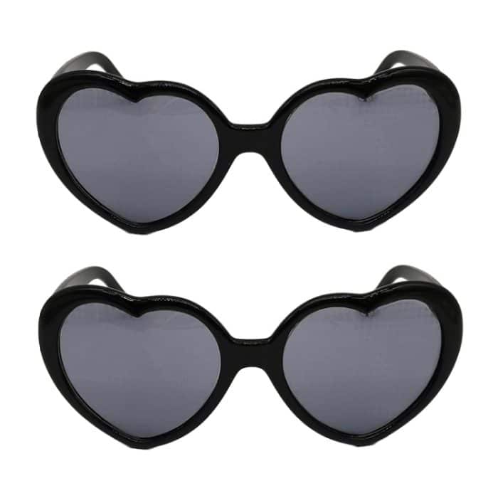 2 Paar Love Glasses Light Change Love Sonnenbrillen – Bild 1