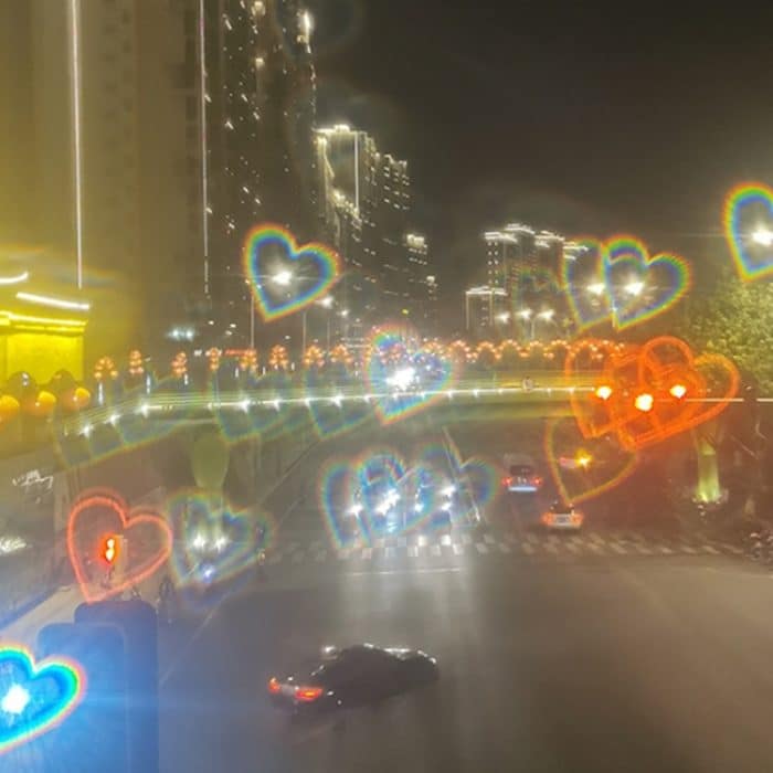 2 Paar Love Glasses Light Change Love Sonnenbrillen – Bild 6