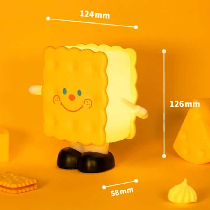 Keks-Nachtlicht, USB-Ornament, Schlafzimmer-Nachttisch mit schlafendem Nachtlicht – Bild 3