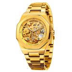 FORSINING F980 Luminous Three Eye Six Shot Weekly Steel Belt Herren Vollautomatische mechanische Uhr – Bild 3