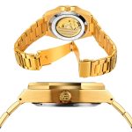 FORSINING F980 Luminous Three Eye Six Shot Weekly Steel Belt Herren Vollautomatische mechanische Uhr – Bild 4
