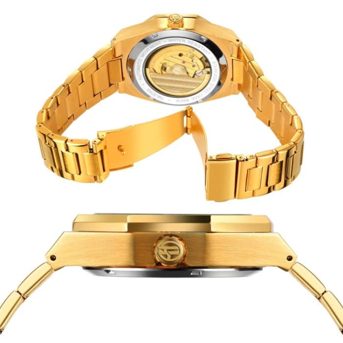 TBD0603292101_B3.jpg FORSINING F980 Luminous Three Eye Six Shot Weekly Steel Belt Herren Vollautomatische mechanische Uhr – Bild 4
