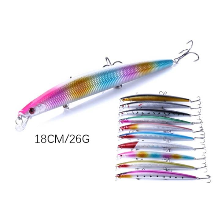 HENGJIA MI101 18cm 26g Long-Distance Casting Sea Fishing Fake Lures Minnow Baits, MI101 (5), MI101 (1), MI101 (2), MI101 (3), MI101 (6) – Bild 4