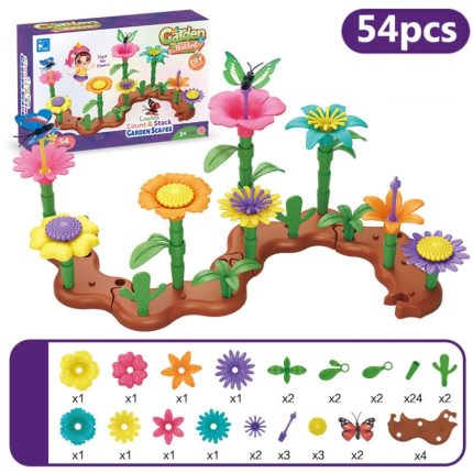 Kinder intellektuelle Entwicklung DIY Montage Blumenarrangement Spielzeug