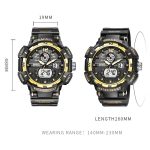 SMAEL 8045 Wasserdichte Outdoor-Zeitsportuhr mit leuchtender Dual-Anzeige – Bild 3