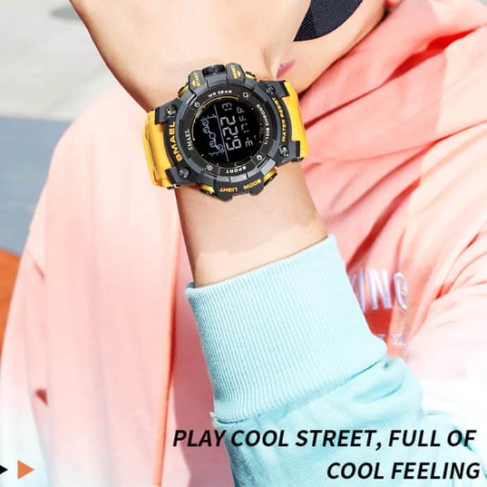 SMAEL 8082 Wasserdichte Sport-Multifunktions-Licht-Timing-Elektronikuhr für den Außenbereich – Bild 8