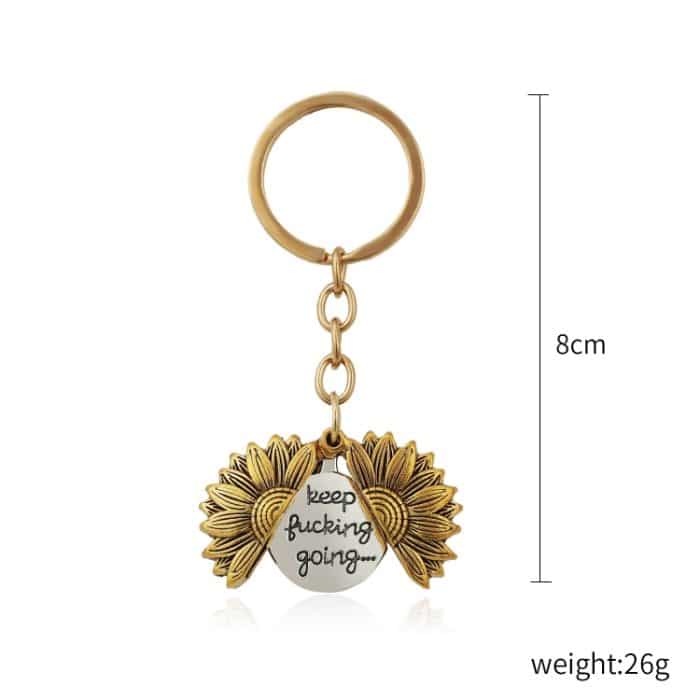 Legierungs-Sonnenblumen-Form kann Doppelseiten-Gravur-Zubehör-Anhänger öffnen, N2003-27 Ancient Gold Keychain, N2003-28 Ancient Gold Keychain, N2003-22 Ancient Gold Necklace, N2003-23 Ancient Silver Necklace – Bild 4