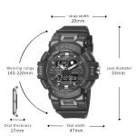 SMAEL 8063 Outdoor-Sportuhr mit elektronischem Alarm und doppelter Astronauten-Studentenuhr – Bild 3