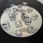 S925 Sterling Silber Vintage Ring Kettenschmuck – Bild 3