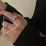 S925 Sterling Silber Vintage Ring Kettenschmuck