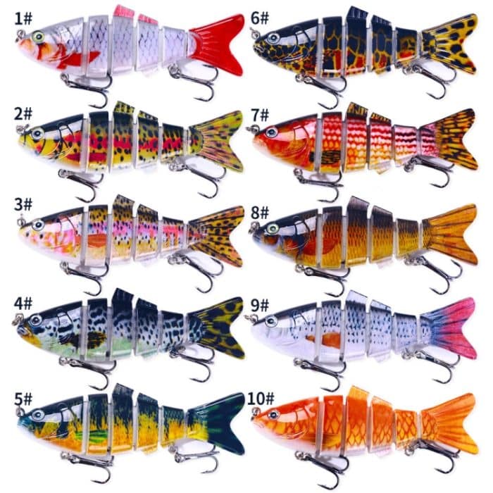 HENGJIA JM061 Multi-Segment-Fisch-Bionic-Köder untergetauchte Köder, JM061 (1), JM061 (2), JM061 (3), JM061 (4), JM061 (5) – Bild 2