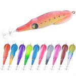 HENGJIA SJ042 Squid Steel Filament Shrimp Bionic Bait Sea Fishing Lures, SJ042 (Orange Red), SJ042 (Blue Yellow), SJ042 (White Purple), SJ042 (Yellow Green), SJ042 (Sky Blue) – Bild 3